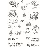 Creative expressions • designer boutique clear stamp set pigging good time