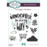 Creative expressions • designer boutique clear stamps wonderful