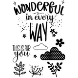 Creative expressions • designer boutique clear stamps wonderful