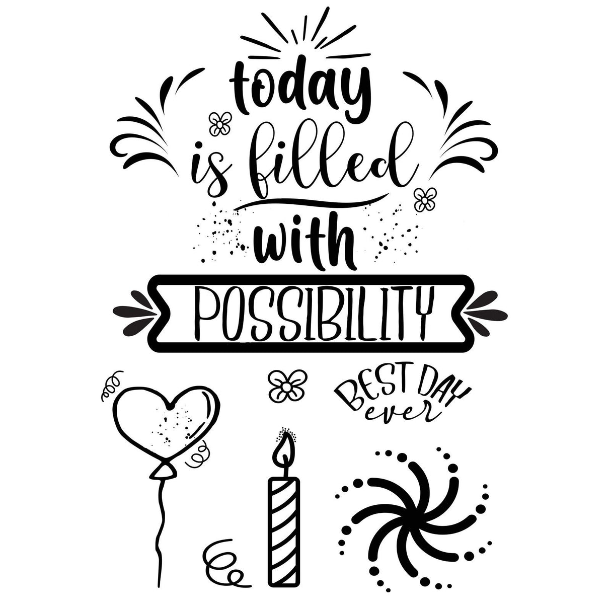 Creative expressions • designer boutique clear stamps possibility