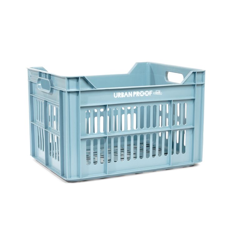 Urban Beweis Vëlo Crate verzweifelt Plastik vun 30l Luucht bloe 40x30X25 cm