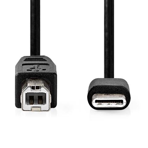 Benel USB kabel 2M USB-C do USB-B