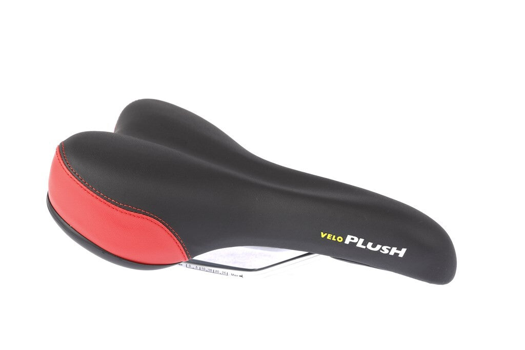 Velo selle en peluche sport vl-3011 noir rouge