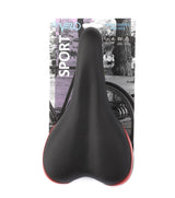 Velo Saddle Plush Sport VL-3011 Černá červená