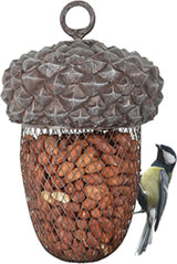 Esschert design food hanger acorn metal polyresin 14x22cm