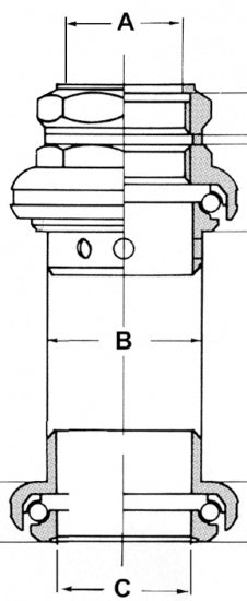 VWP Ball Head Bicycle 1 (22,4 30,0 27,0 mm) Černá