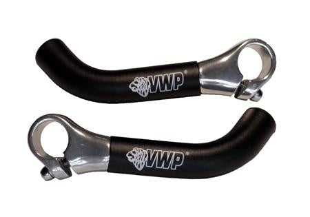 VWP Bent Bar Ends - 15 cm - Negro