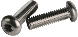 Allenbout Bolkop M6 x 20 mm de acero inoxidable 25 piezas (214291)