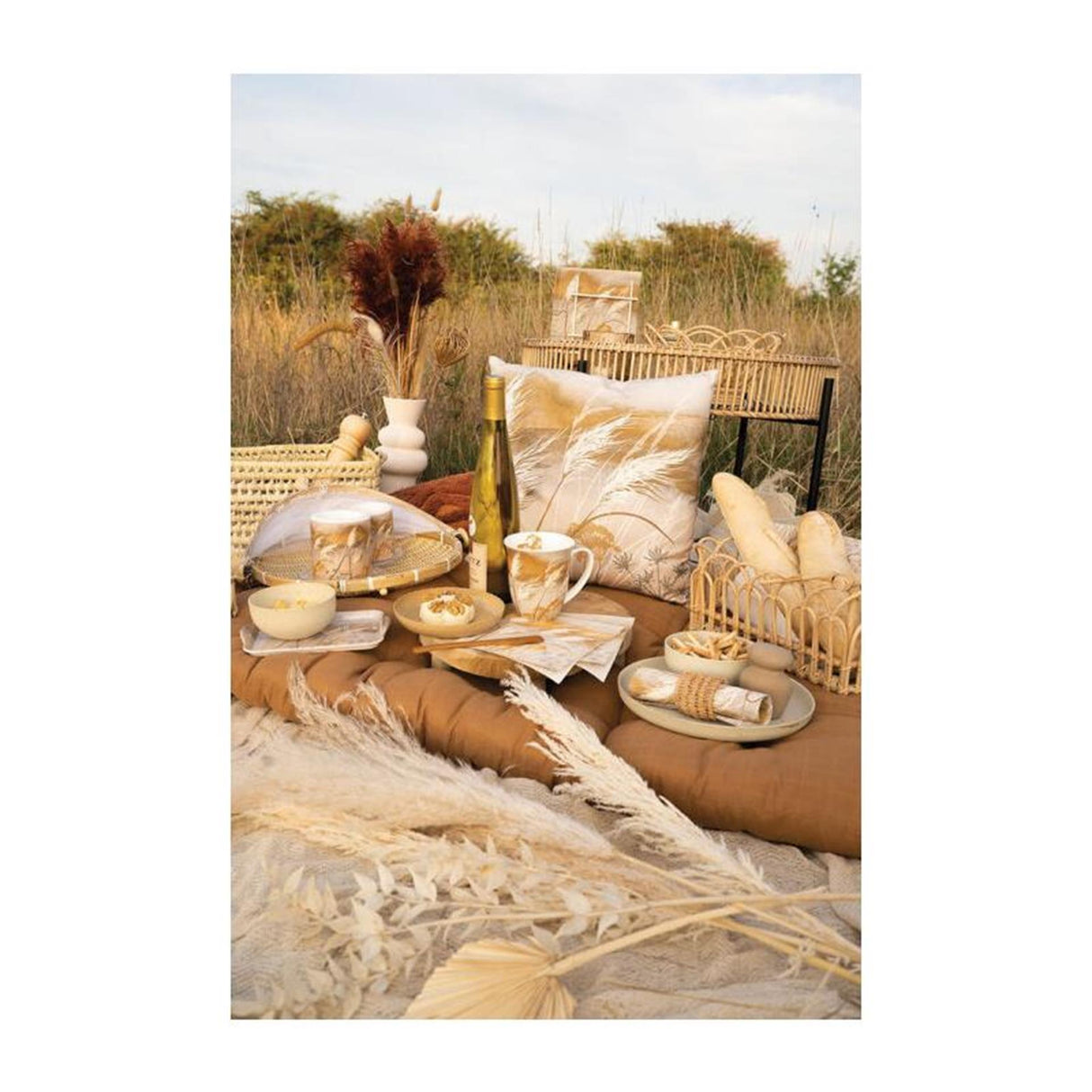 Ambiente napkin 33 waving grass