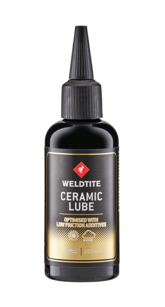 Olio per biciclette in ceramica Weldtite Olio basso attrito 100 ml