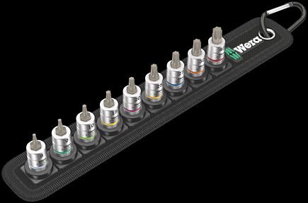 Wera Riem Bitdoppenset Torx 1 4-aandrijving | 9-delig