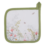 Clayre eef potholder flowers 20x20cm