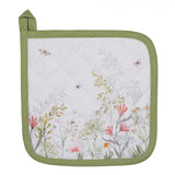 Clayre eef potholder flowers 20x20cm