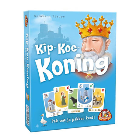 White goblin spill kylling-ku-konge