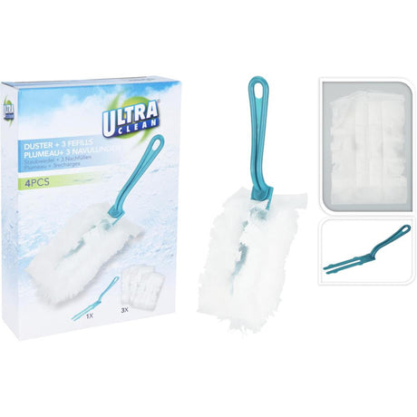 Duster cleite ultra-ghlan le 3 phíosa a athlíonadh