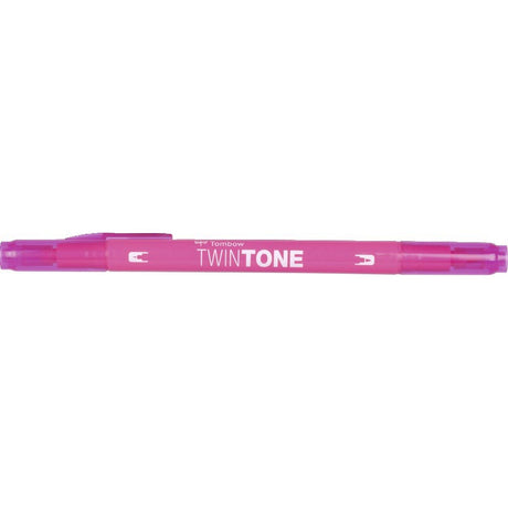 Tombow • twintone dvouhrotový štětec růžový