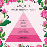 Yardley londain rose eau de toilette 50ml
