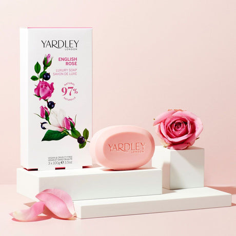 Yardley London Englische Rosenseife 3x100gr.