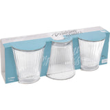 Excellent houseware drinking glass set 3-piece 230ml