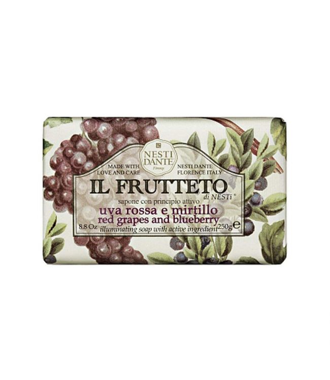 Nesti dante il frutteto uvas rojos jabón de arándanos 250gr.