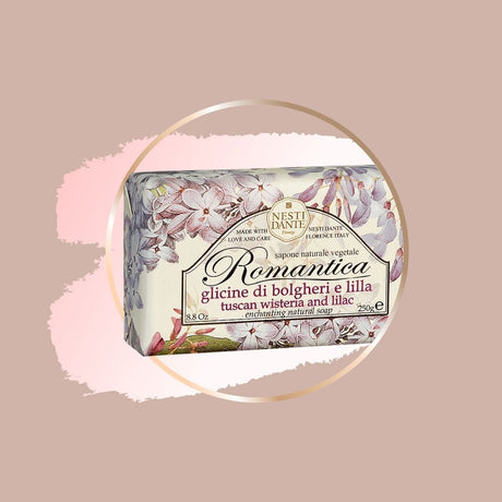 Nesti Dante Romantica Toskanesch Wisteria Lilien Seife 250gr.
