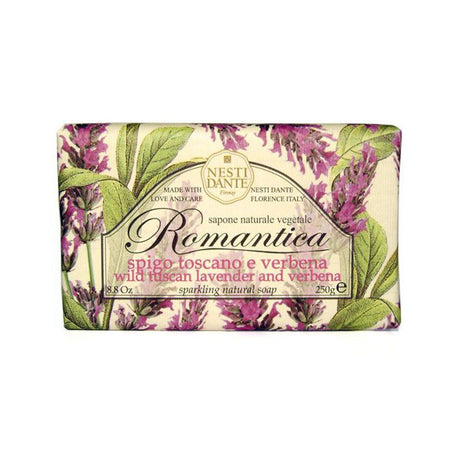Nesti dante romantica vild toskansk lavendel verbena tvål 250gr.