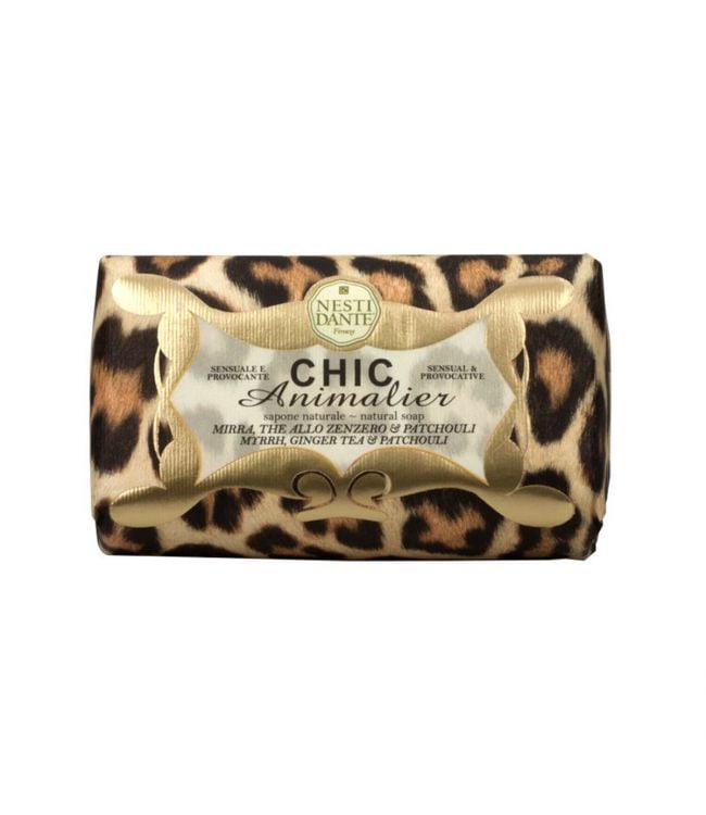 Nesti dante chic animalier myrrh ginger tea patchouli zeep 250gr.