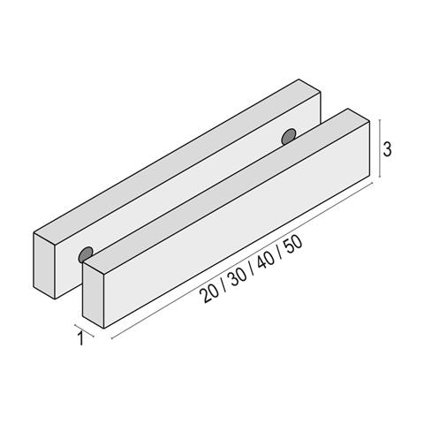 Zep ady40w klar hvit 40 cm