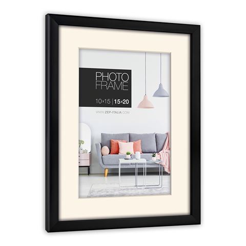 Photo Frame NP23B EDISON BLACK 15X20 20X30 cm