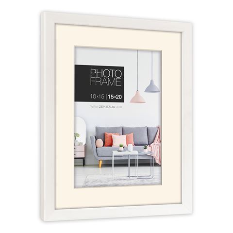 Frame photo ZEP NP23W Edison White 15x20 20x30 cm