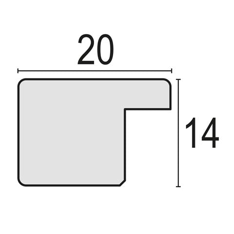 Zep M5411 Frame di legno 10x15 cm