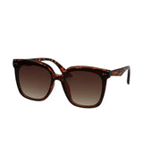 Spectrum sunglasses tortoise statement chic gradient brown women