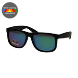 Spectrum polarized sunglasses square matte black green men