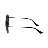 Spectrum polarized sunglasses pilot black green men