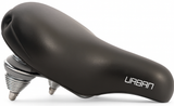 Urban XL bicycle saddle - black (workshop packaging)