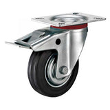 Tarsus swivel + brake 75 mm. black