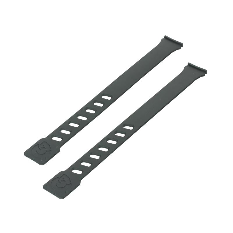 Set of foot straps black