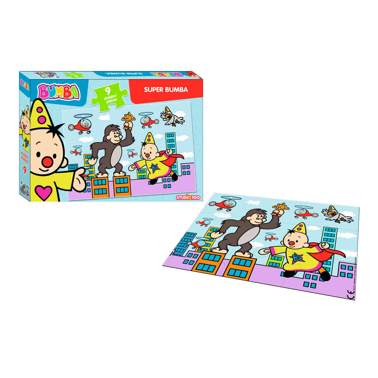 Studio 100 Puzzel Super Bumba, 9st.