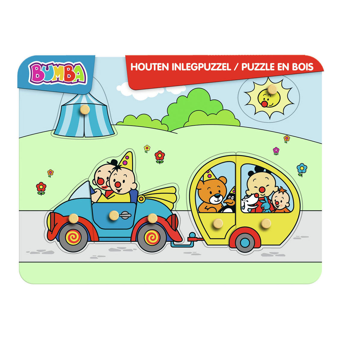 Studio 100 Wooden Puzzle Car