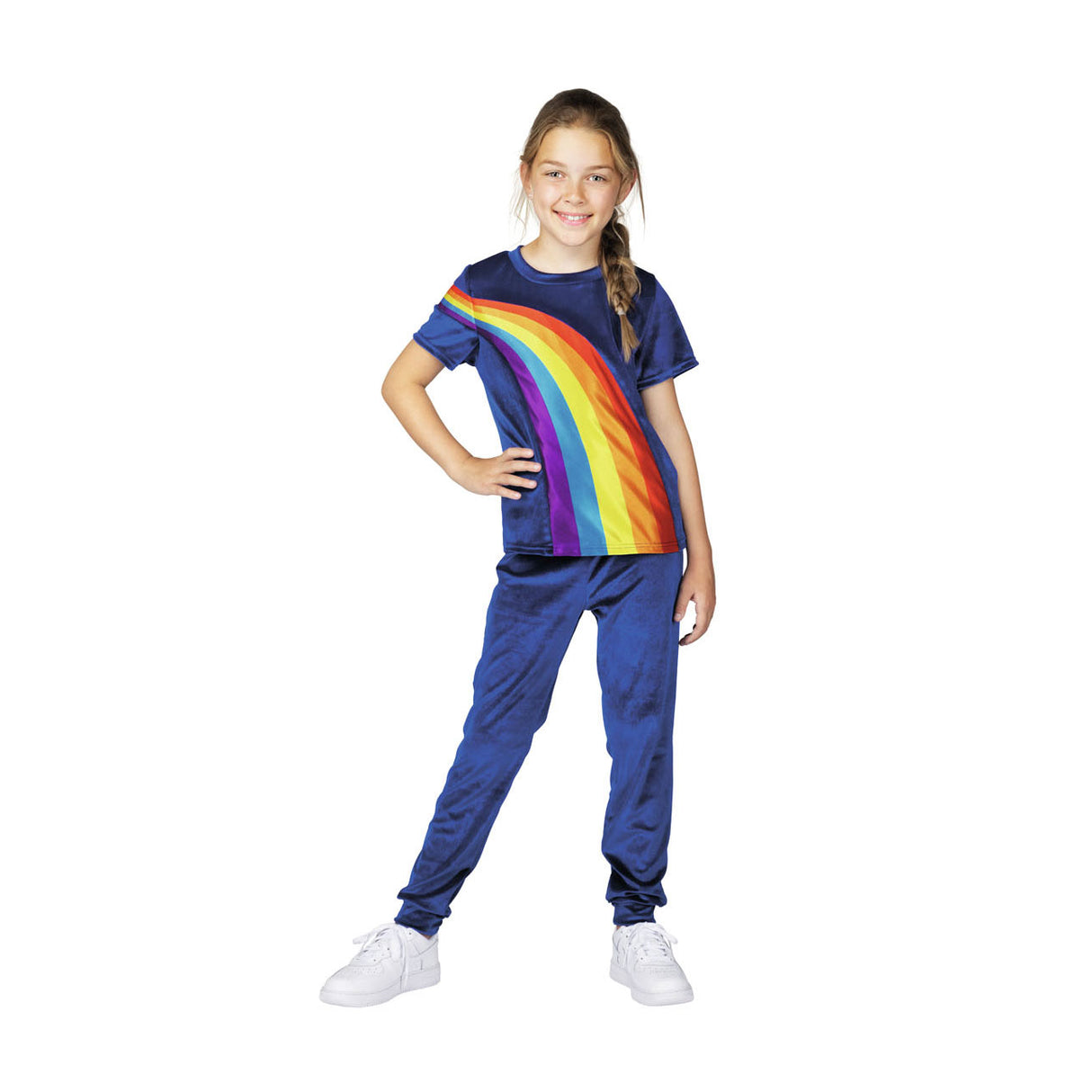 Studio 100 Dresup Suit Rainbow Polyester Blue MT 134