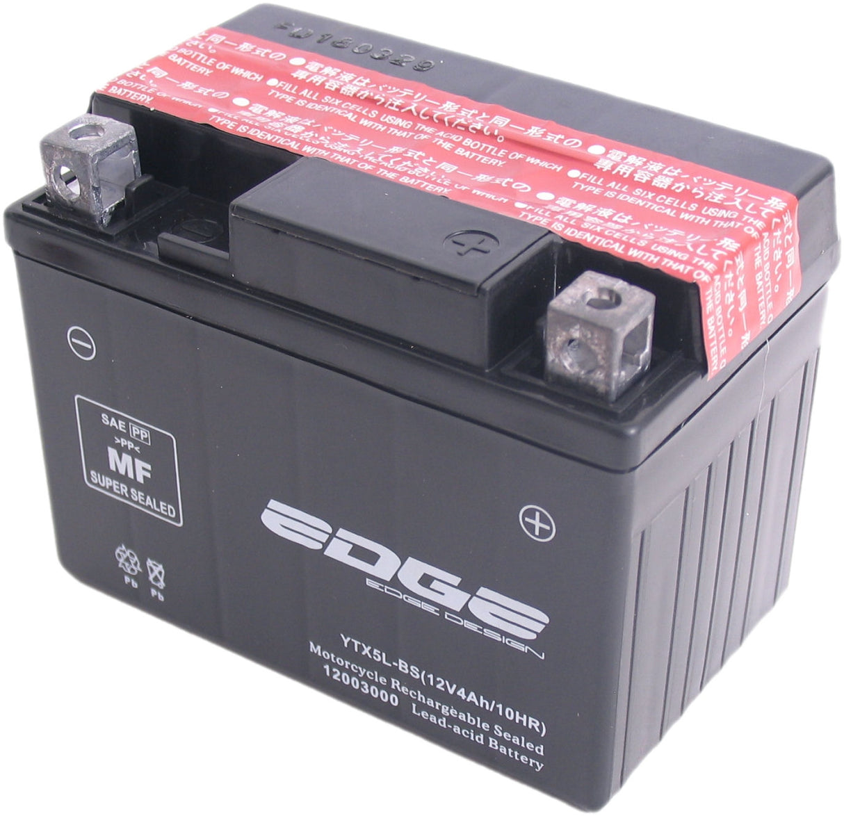 Edge battery CTX5-LBS with acid package (11 x 7 x 8.5 cm)