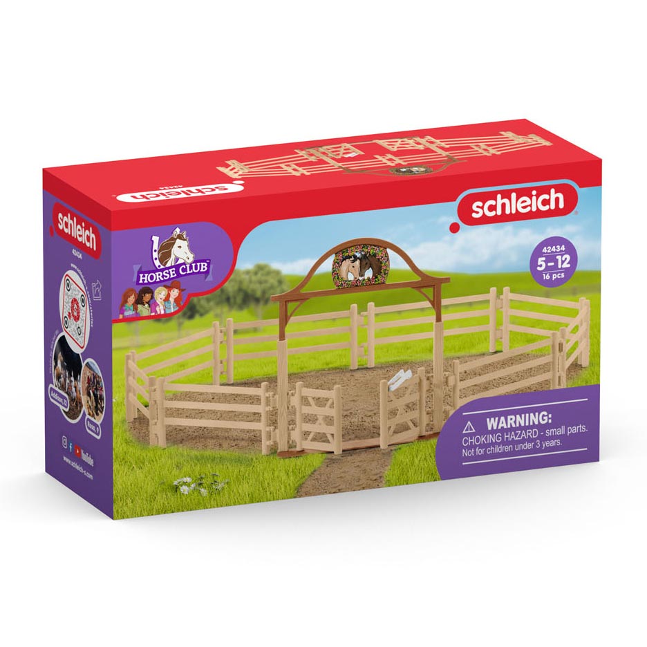 Schleich Horse Club gjerde for hester med poort 42434