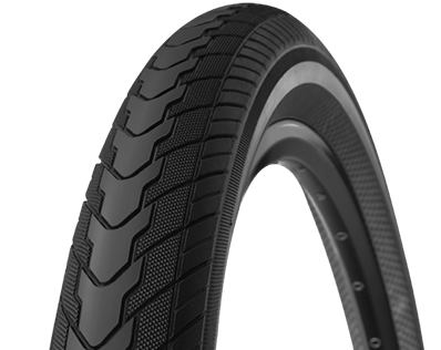 Duro besv easy ride buitenband 20x1.95 50-406 zwart reflectie