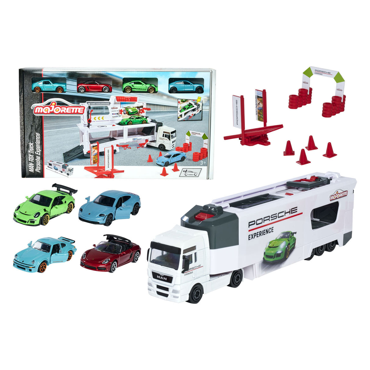 Majorette TGX Porsche Experience Transporter Play set