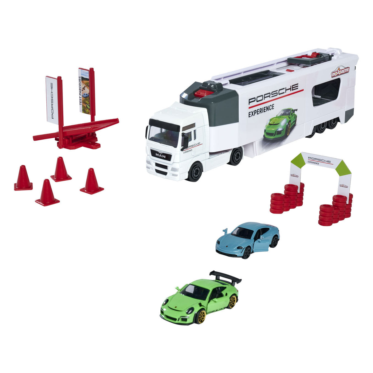 Majorette TGX Porsche Experience Transporter Play Set