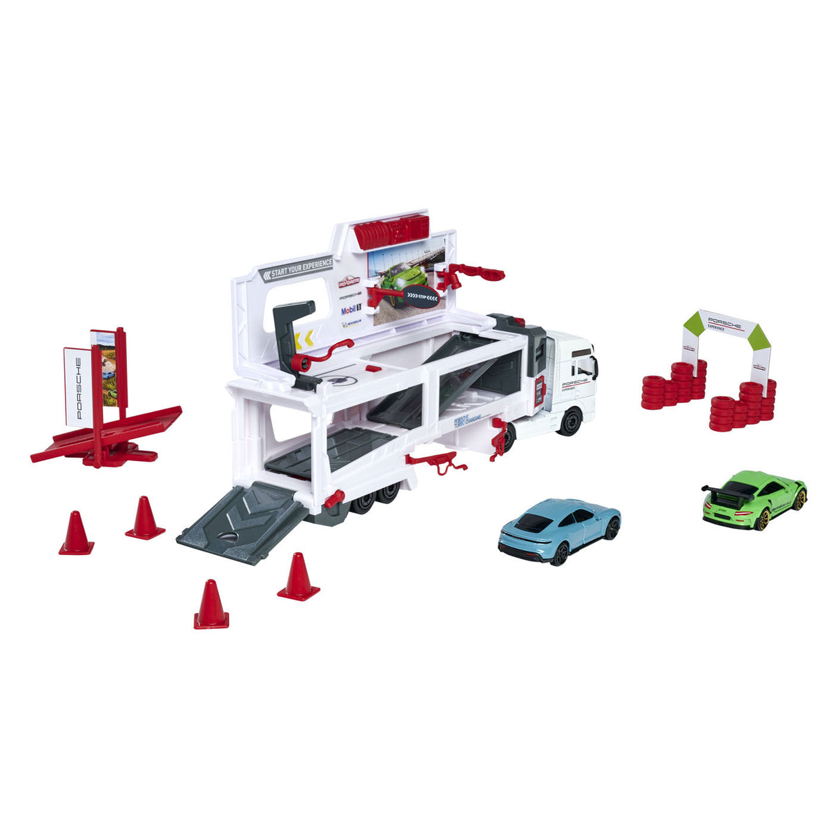 Majorettet TGX Porsche Experience Transporter Play Set