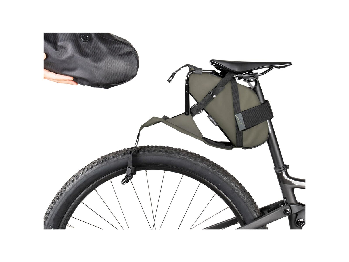 Topeak BackLoader X, zadeltas, unisex, fiets, groen