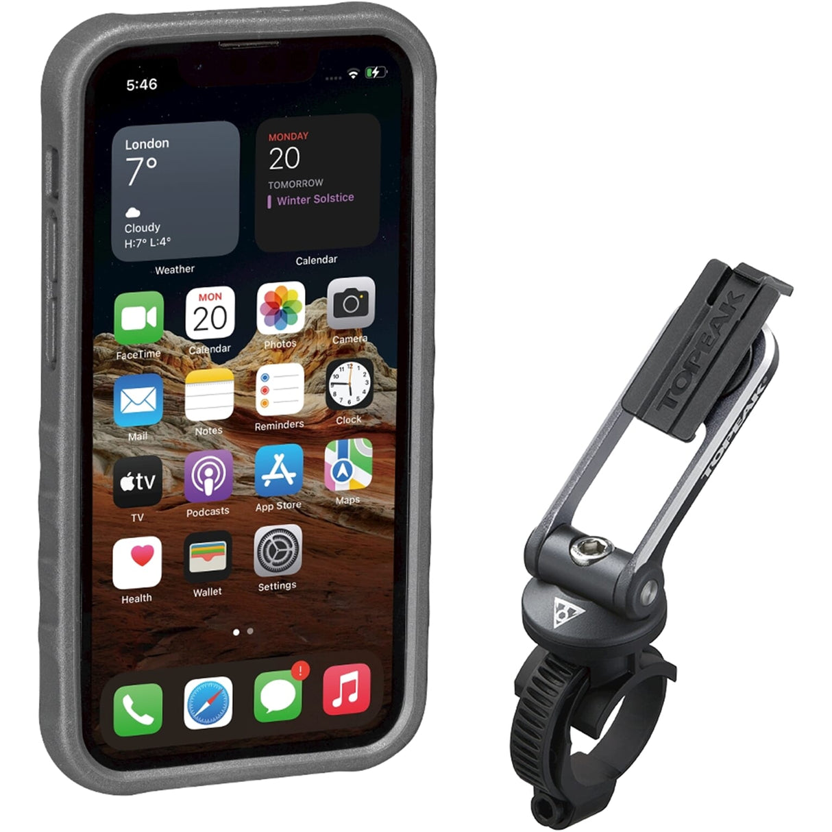 Topeak RideCase iPhone 13 Mini incl. bevestiging