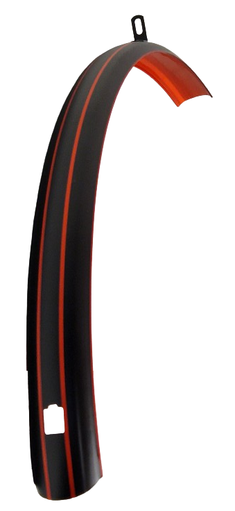 SKS VoorBaskboard 28 pulgadas de plástico 46 mm Rojo negro mate