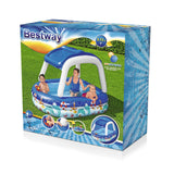 Bestway Familiezwembad met Zonnescherm Zeekapitein, 213x155x132cm